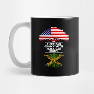 American Grown With Jamaican Roots - Gift for Jamaican From Jamaica Mug